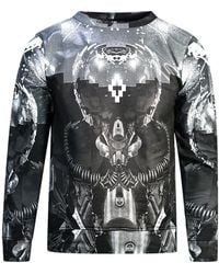 Marcelo Burlon - Graphic Motif Jumper Cotton - Lyst