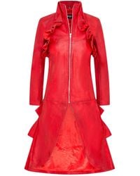Infinity Leather - Goth High Collar Victorian Flare Tailcoat - Lyst