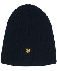 Lyle & Scott - Knitted Ribbed Beanie - Lyst