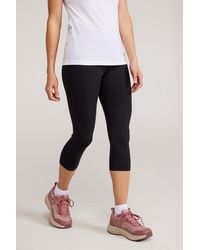 Mountain Warehouse - 'Blackout' Capri Leggings Moisture Wicking Stretchy Bottoms Nylon - Lyst