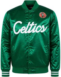Mitchell & Ness - Nba Boston Celtics Special Script Satin Jacket - Lyst