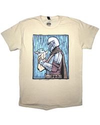 Star Wars - Adult The Mandalorian Holding Grogu T-Shirt - Lyst