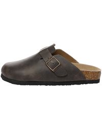 EverAu Australia - Ever Au Damen Pintail Leder Komfort Clog Sandalen - Lyst