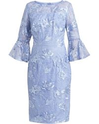 Gina Bacconi - Michaela Embroidered Sequin Lace Dress - Lyst