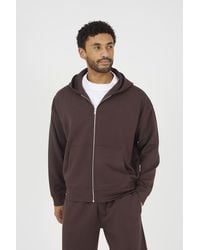 Brave Soul - Relaxed Fit Zip Through Hoodie - Lyst