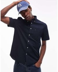 Tommy Hilfiger - Seersucker Short Sleeve Shirt - Lyst