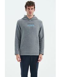 TOMMY LIFE - Printed Logo Hoodie - Lyst