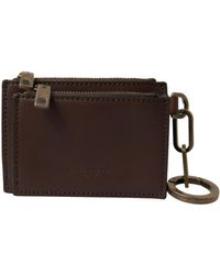 Dolce & Gabbana - Leather Zip Keyring Coin Purse Wallet - Lyst