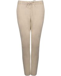 GANT - Hose Sommer Leinen Damen - Lyst