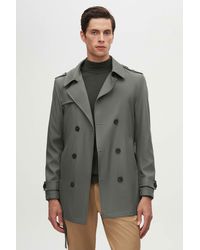 D'S Damat - Ds Damat Regular Fit Epaulet Riem Trenchcoat - Lyst