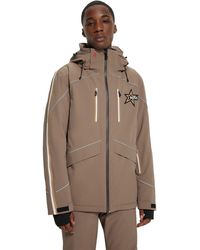 BOSS - Solid Patterned Ski Jacket - Lyst
