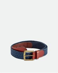 Ted Baker - Leather Woven Belt - Lyst