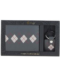 Gabicci - '305' Real Leather Wallet & Key Ring Gift Set - Lyst