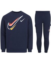Terrible Dar derechos Arena Nike Fleece Tracksuit Set in Grey for Men | Lyst UK