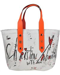 Christian Louboutin - Medium Tote Bag Frangibus Wit - Lyst