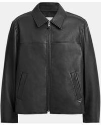 COACH - Leather Jacket - Lyst