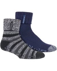 Heat Holders - 2 Pairs Thermal Bed Socks - Lyst