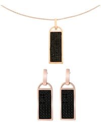 Orphelia - 925 Sterling Set: Chain-Pendant + Earrings - Lyst