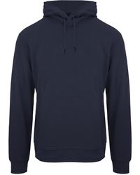 Philipp Plein - Groot Logo Op De Rug Marineblauwe Hoodie - Lyst