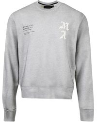 Amiri - Wes Lang Solar Kings Crew Heather - Lyst