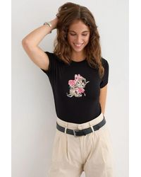 Hiccup - Basic Printed Short-Sleeve T-Shirt - Lyst