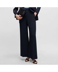 BOSS - Tikela High-Waisted Relaxed-Fit Trousers - Lyst