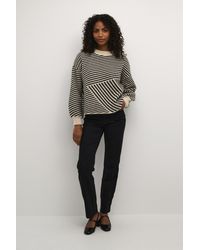 Kaffe - Pullover Baggy Fit Cream - Lyst