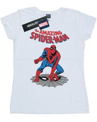 Marvel - Ladies The Amazing Spider- Cotton T-Shirt - Lyst