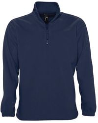 Sol's - Ness Zip Neck Anti-Pill Fleece Top - Lyst