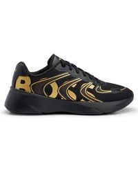 BOSS - Dean Run Trainers In Zwart - Lyst
