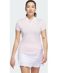 adidas - Ultimate365 Jacquard Short Sleeve Polo Shirt - Lyst