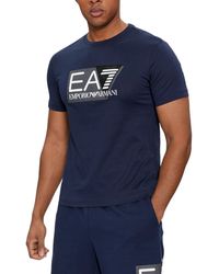 EA7 - Armani 3Dpt81 T Shirt - Lyst
