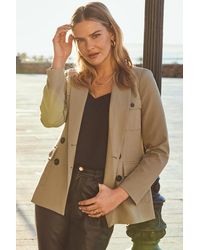 Sosandar - Khaki Utility Blazer - Lyst