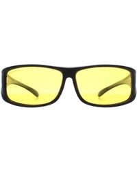 Montana - Rectangle Matte Polarized Fo5 Fit Over Glasses Night Driving Sunglasses - Lyst