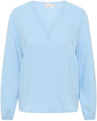 RISA - Klassieke Blouse Met Lange Mouwen Lymoa - Lyst