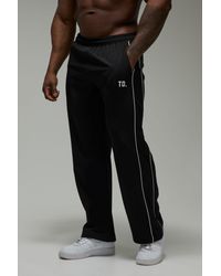 BoohooMAN - Training Dept Straight Leg Woven Joggers - Lyst