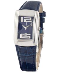 Chronotech - Blue Leather Watch - Lyst