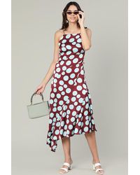 Secret Label - Bold Spot Asymmetric Dress - Lyst