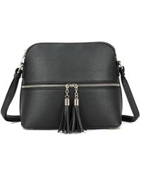 Where's That From - 'Breeze' Crossbody Bag With Tassel And Zip Detail - Lyst