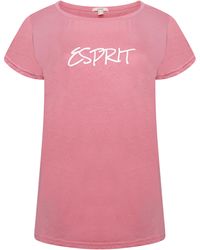 Esprit - Ladies T-Shirt Cotton - Lyst