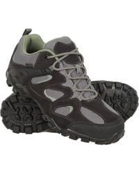 Mountain Warehouse - 'Curlews' Walking Shoes Rubber Outsole Waterproof Sneakers Leather - Lyst