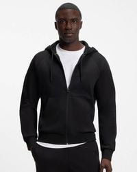 BOSS - Saggy Zip Hoodie - Lyst