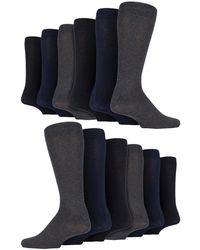 Sock Snob - 12 Pair Multipack Cotton Colourful Striped Dress Socks - Lyst