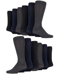 Sock Snob - 12 Pair Multipack Cotton Colourful Striped Dress Socks - Lyst