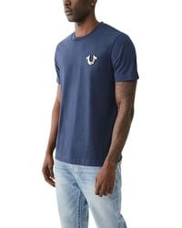TRUE RELIGION - 700163 T Shirts Crew Neck Short Sleeve Summer Soft Cotton Tee - Lyst