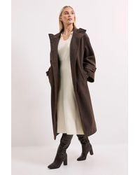 PRINCIPLES - Utility Funnel Neck Coat - Lyst