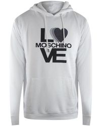 Moschino - Bold Love Logo Hoodie - Lyst