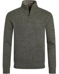 Weird Fish - Helmsdale Eco Quarter Zip Jumper (Pale Denim) - Lyst