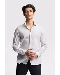Ted Baker - Long Sleeve Striped Slim Fit Formal Shirt - Lyst