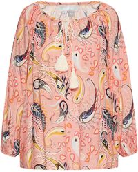 Usha - Blouse Shirt Roze - Lyst
